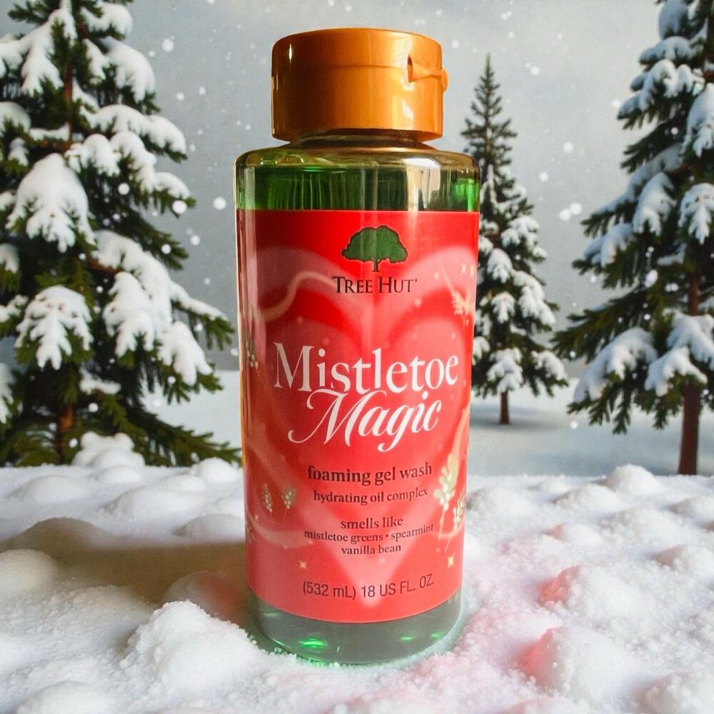 Tree Hut Mistletoe Magic Foaming Gel Body Shower Wash - 18 Fl. Oz. - New Sealed